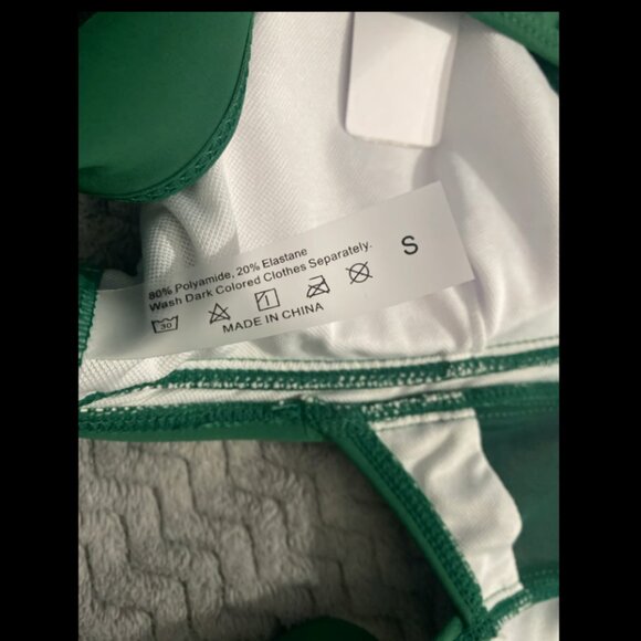 Size women's small one piece mesh green swimsuit, bathing suit, women's swimwear - Picture 5 of 5